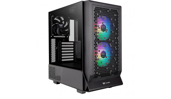 Ceres 330 TG ARGB  (schwarz, Tempered Glass)
