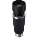 Emsa TRAVEL MUG Waves Grande thermal mug (black/stainless steel, 0.5 liters)