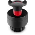 Emsa TRAVEL MUG Waves Grande thermal mug (black/stainless steel, 0.5 liters)