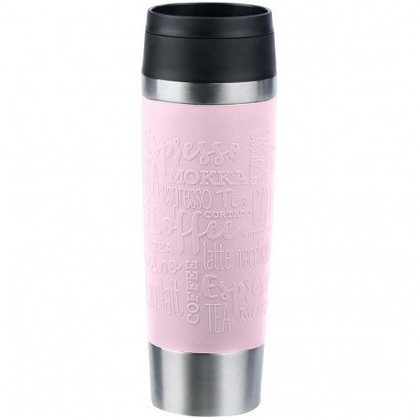 TRAVEL MUG termoskruus Classic Grande 0,5L roostevaba teras, heleroosa