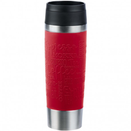 TRAVEL MUG Classic Grande Thermobecher (dunkelrot/edelstahl, 0,5 Liter)