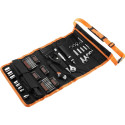 BLACK+DECKER Mechanic Set with Roll Bag 76 Piece Tool Set (Black/Orange)