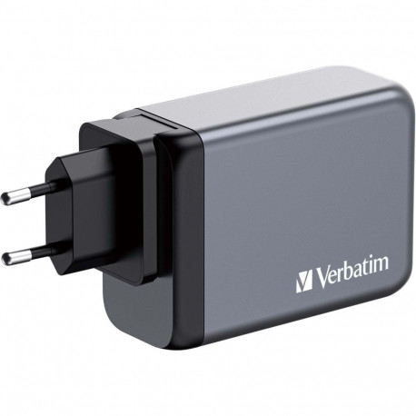 GaN-Ladegerät 240W, 1x USB-A , 3x USB-C (grau, PD 3.0, QC 3.0)
