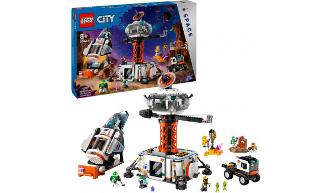 LEGO 60434 City space base with launch pad, construction toy