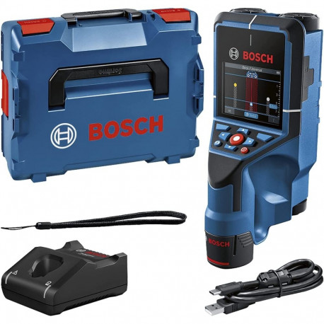 PRO akutoitel seinaskanner D-tect 200 C Professional 12Volt, Li-ioonaku 2,0 Ah L-BOXX-is, sinine/mus