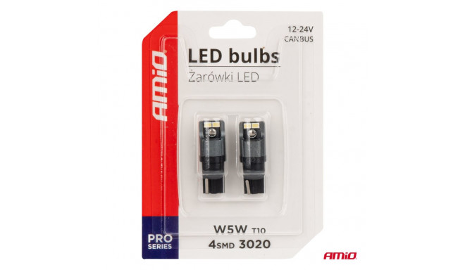 LED pirnid canbus 2016 3020 4SMD W5W W10W 12/24V