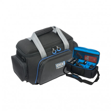 Orca OR-504 Classic Shoulder Bag X-Small // Kit with free OR-128 Universial Accessories Medium Case
