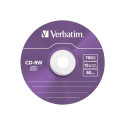 VERBATIM CD-RW 80 min. / 700 MB 8-12x 5-pack slim jewelcase DataLife Plus Colour