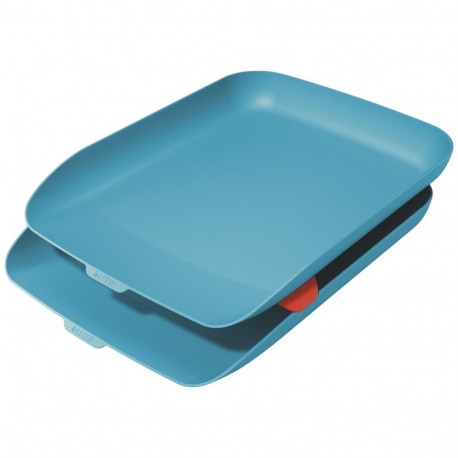 Letter Tray Set Leitz Cosy 2pcs Blue