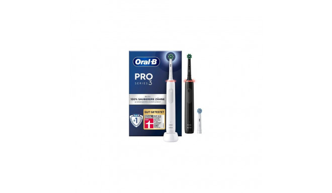 Oral-B Pro 3 Adult Rotating toothbrush Black, White