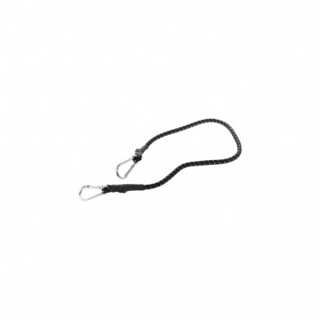 Elastic strap 100cm metal carabiner ends