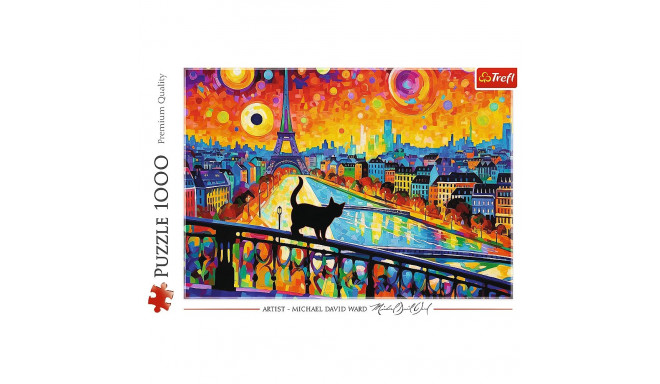 TREFL Puzzle Cat in Paris 1000 pcs