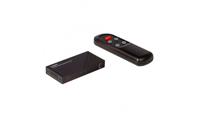 Lindy 2-Port HDMI Switch 2.1 8K60 HDR (black)