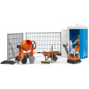 brother bworld construction site set, backdrop