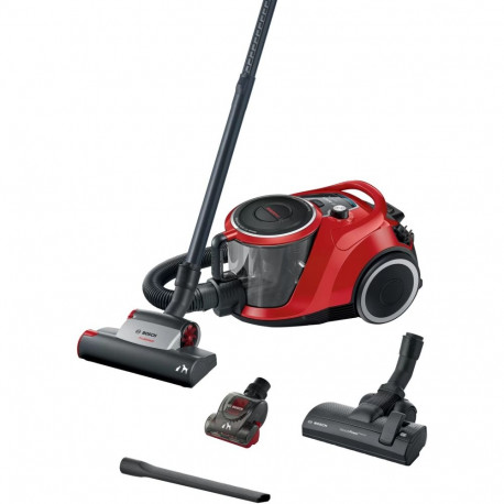 Bosch Series 6 ProAnimal BGC41PET, canister vacuum cleaner (red/black)