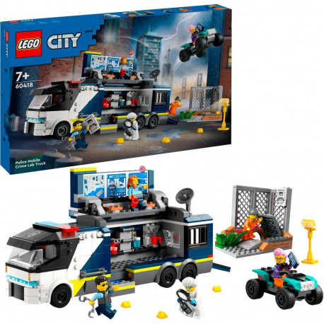 LEGO 60418 City Police Truck with Laboratory, construction toy