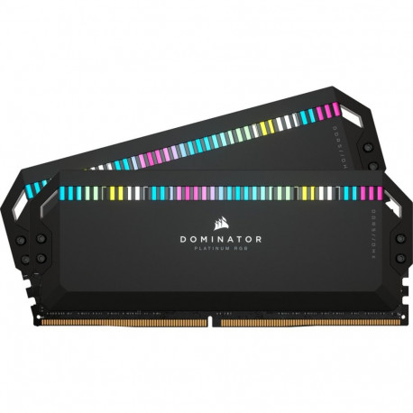Corsair DDR5 - 64GB - 6000 - CL - 30 (2x 32 GB) dual kit, RAM (black, CMT64GX5M2B6000C30, Dominator