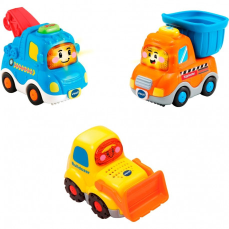 VTech Tut Tut Baby Speedster - Set of 3 construction site vehicles, toy vehicle