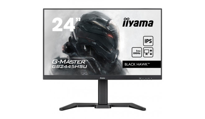 iiyama G-Master GB2445HSU-B1, gaming monitor - 24 -  black (matt), FullHD, IPS, AMD Free-Sync, 100Hz