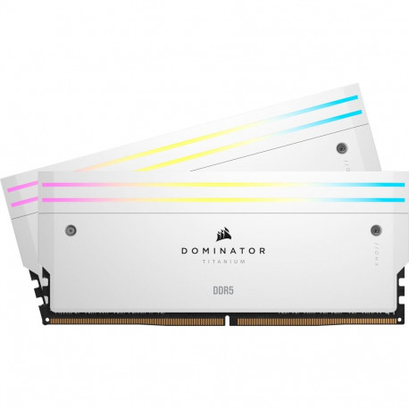 Corsair DDR5 - 32GB - 7200 - CL - 34 (2x 16 GB) dual kit, RAM (white, CMP32GX5M2X7200C34W, Dominator