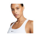 Nike Swoosh Light Support W sports bra DX6817-100 (M (168cm))