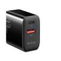 Charger GaN 33W Mcdodo CH-0921 USB-C, USB-A (black)