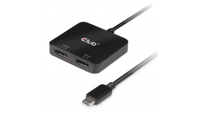 CLUB3D USB Type C MST Hub to Dual HDMI 4K60Hz M/F