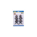 GLUEING CLAMP 65MM 6PC KINZO BLISTERCARD