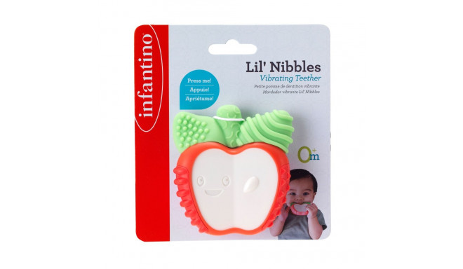 INFANTINO Lil´ nibbles Vibrējošais zobgrauznis ābols