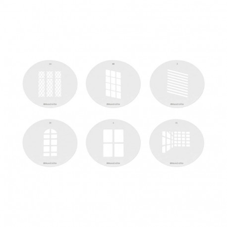 Quadralite Gobo Set Windows 58mm
