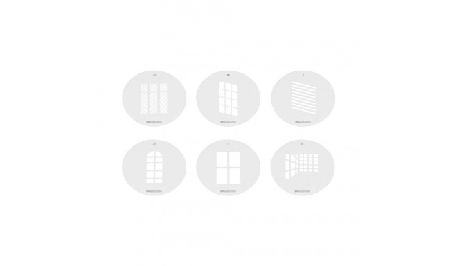 Quadralite Gobo Set Windows 58mm