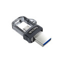 SanDisk Ultra Dual m3.0 USB flash drive 32 GB USB Type-A / Micro-USB 3.2 Gen 1 (3.1 Gen 1) Black, Si