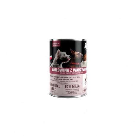 PET REPUBLIC Adult Medium & Small Beef with vegetables - wet dog food - 400g