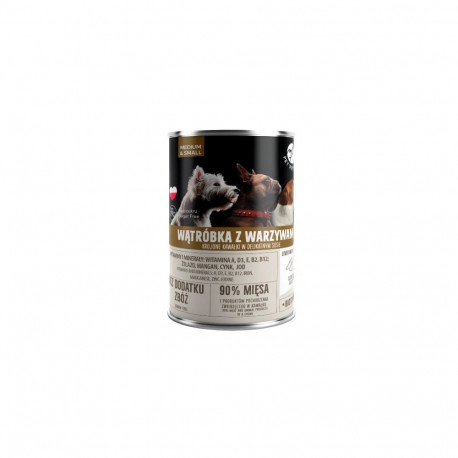 PET REPUBLIC Adult Medium & Small Liver with vegetables - wet dog food - 400g
