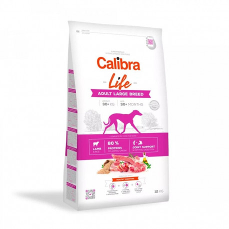 CALIBRA Dog Life Adult Large Breed lambaliha kuiv koeratoit 12kg