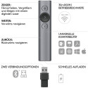 "Logitech wireless Presenter Spotlight Schiefer-Grau"