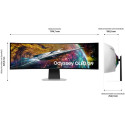 "124cm/49"" (5120x1440) Samsung Odyssey OLED G9 S49CG954SU UWQHD 240Hz curved 0,03ms 2xUSB-C MiniDP 