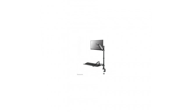 NEOMOUNTS DESK MOUNTED SIT-STAND WORKSTATION (SCREEN, KEYBOARD & MOUSE)