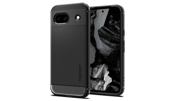 Spigen Rugged Armor Case for Google Pixel 8A - Matte Black