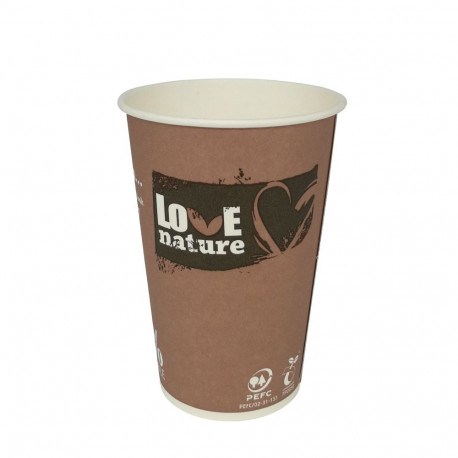 Cardboard coffee cup 200ml HUHTAMÄKI BioWare compostable 80pcs