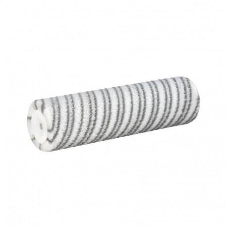 Rullis 25cm Ø40mm, 12mm, poliakrils, sarkanas svītras