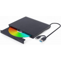 Gembird external DVD/CD drive, black (DVD-USB-03)