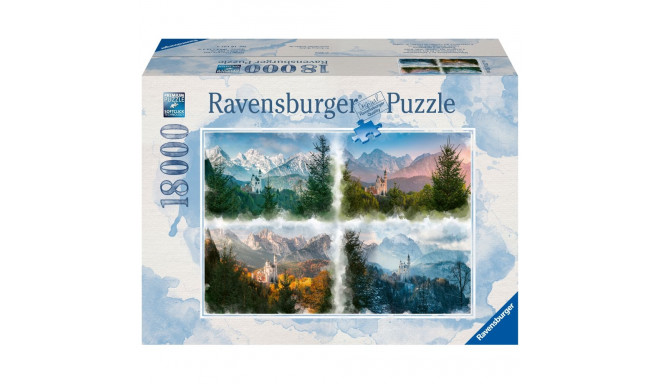 Ravensburger pusle 18000 tk Loss läbi aastaaegade