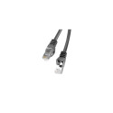 PATCHCORD CAT.6 FTP 0.5M BLACK FLUKE PASSED LANBERG