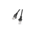 PATCHCORD CAT.6 UTP 1M BLACK FLUKE PASSED LANBERG