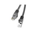 PATCHCORD CAT.6 FTP 0.5M BLACK FLUKE PASSED LANBERG