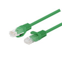 PATCHCORD CAT.5E UTP 0.5M GREEN FLUKE PASSED LANBERG