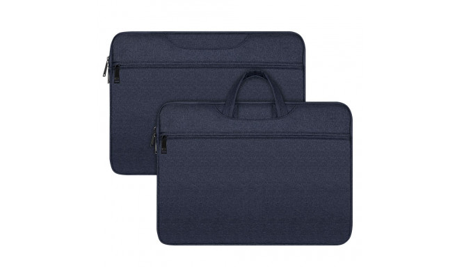 DUX DUCIS bag LBTC for laptop 14-15,4" Horizontal Handbag navy blue