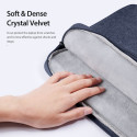 DUX DUCIS LBTC - Horizontal Handbag for 14-15,4" Laptops - navy blue