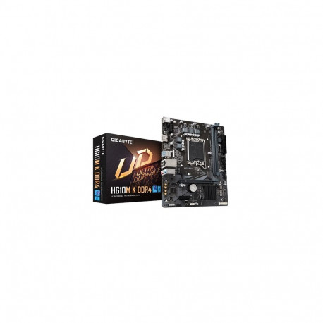 GIGABYTE H610M K DDR4 Motherboard - Supports Intel Core 14th Gen CPUs, 3+1+1 Phases Hybrid Power Des